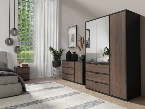 Schlafzimmer-Set – Ihr privates Paradies der Vornehmheit und Entspannung, (Komplett Set, 4-St., Premium – VERONA 2)
