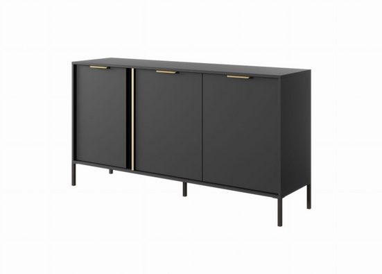 Wohnzimmer-Set - LARS - Stil und Funktionalität / WANDEINHEIT2, (Komplett-Set, 4-St) - ROYAL24_MARKT