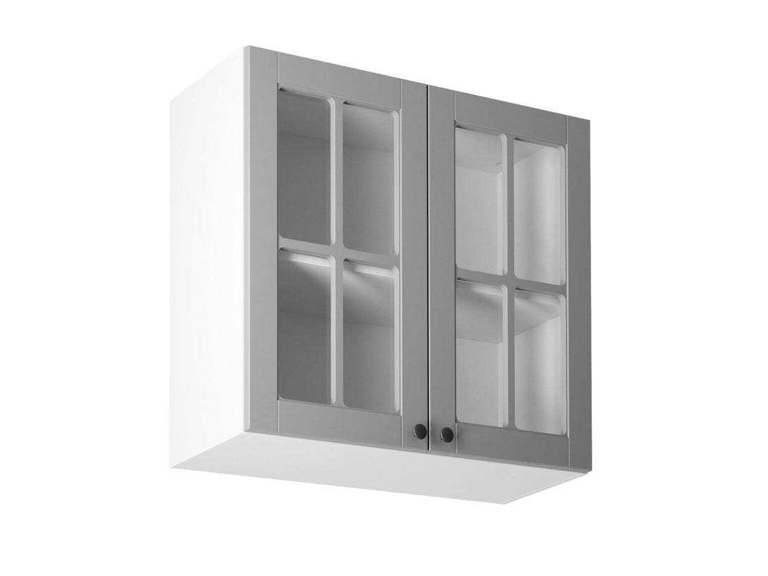 Glashängeschrank - Linea-Grau G80S - ROYAL24_MARKT