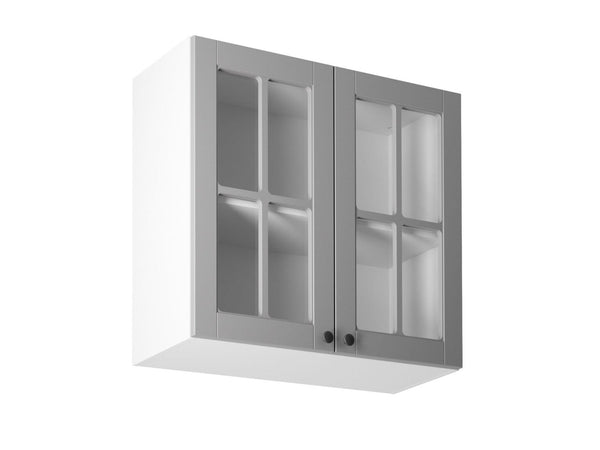 Glashängeschrank - Linea-Grau G80S - ROYAL24_MARKT