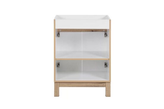 Waschbeckenschrank - Bali Grey - Prozess zur Maximierung der Funktionalität.