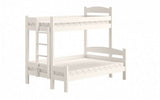 Etagenbett links 207 cm  - Ökologisch lackiertes Hochbett für Kinder. - ROYAL24_MARKT