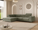 Ecksofa Ostin – Wintermoos – Ottomane links