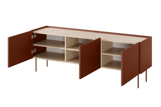 TV-Schrank 220 cm, 170 cm, 120 cm TV-Schrank - DESIN - Modernes Design, das Eleganz und Funktion vereint.