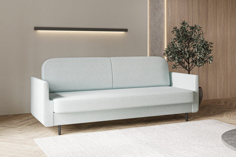 Schlafsofa Cloudy – Hellblau