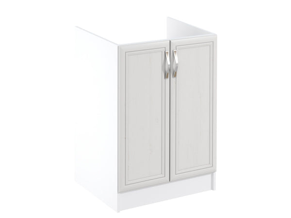 Eleganter Spülenschrank D60Z - Sycylia Weiß - Der perfekte Platz für Ihr Spülbecken