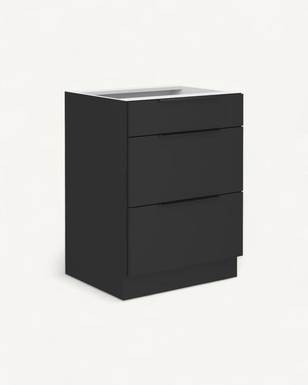 Unterschrank 60 D 3S BB - SIENA - Design und Ordnung in perfekter Harmonie.