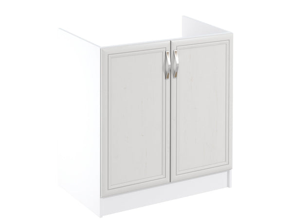 Eleganter Spülenschrank D80Z - Sycylia Weiß - Funktionalität und Stil für Ihre Küche