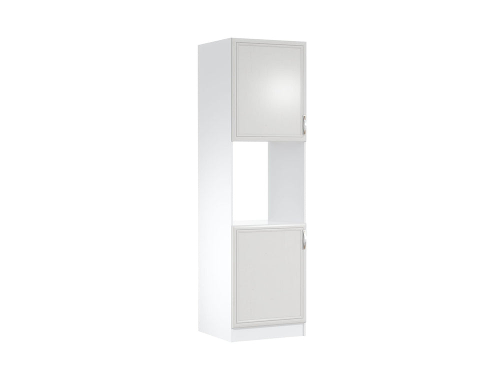 Herdumbauschrank D60P-P/L - Sycylia Weiß - Funktionalität und Design vereint