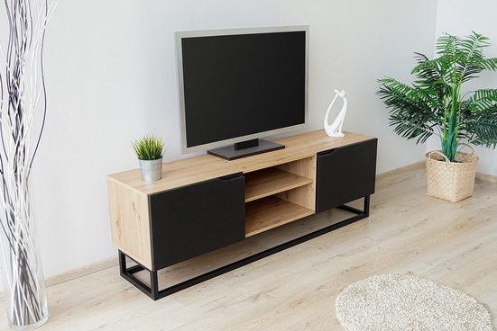 TV-Schrank - LOFTIA - Praktische Schranklösung für TV und Zubehör.