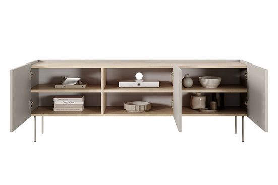 TV-Schrank 220 cm, 170 cm, 120 cm TV-Schrank - DESIN - Modernes Design, das Eleganz und Funktion vereint.