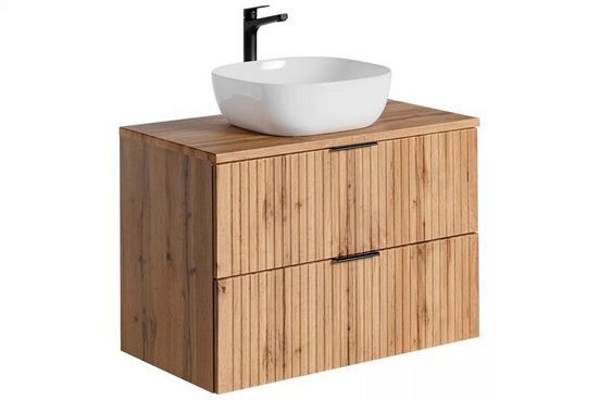 Waschbeckenunterschrank - Adel Oak - Eleganter Waschbeckenschrank mit modernem Design.