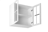 Glashängeschrank  80 cm - sosna andersen -  Moderne Glasregale für Ihre Wand (Kopie) - ROYAL24_MARKT