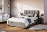 Polsterbett - Misel - Elegantes und komfortables Design mit Stauraum. - ROYAL24_MARKT
