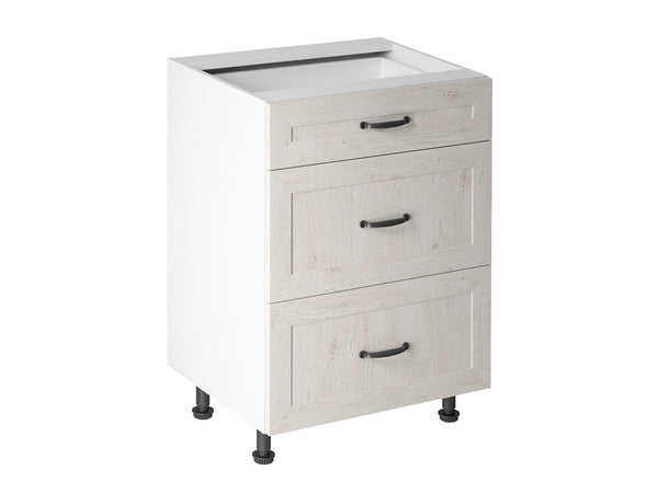 Unterschrank D60S3 - Royal - Eleganter Unterschrank mit 3 Schubladen. - ROYAL24_MARKT