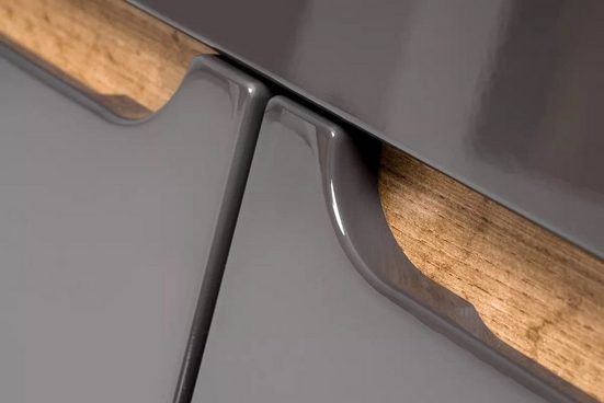 Waschbeckenschrank - Bali Grey - Prozess zur Maximierung der Funktionalität.