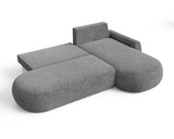Ecksofa Diune – Grau – Ottomane rechts