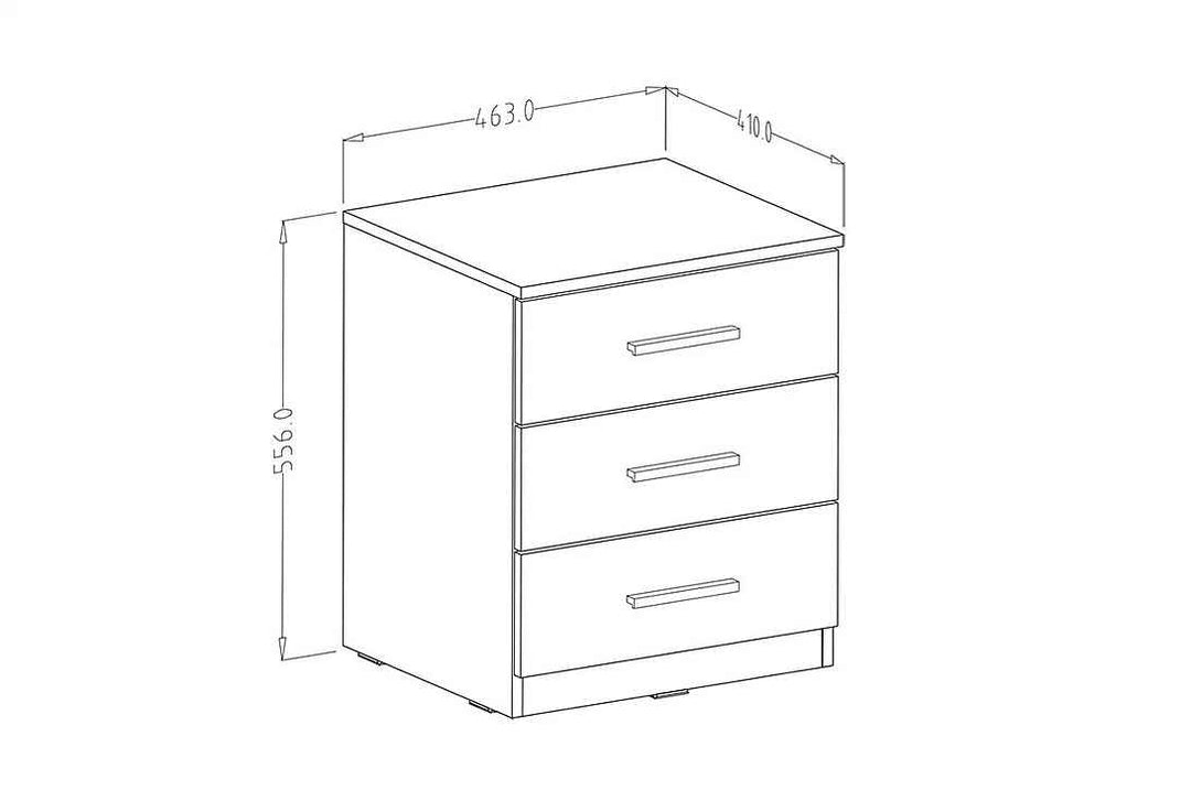 Schlafzimmer-Set - Galaxy - Clever um reichlich Platz zu sparen.