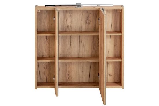 Badmöbel -Set - Capri Cosmos - Natürlicher Holzlook für ein warmes Ambiente. - Milaros Markt