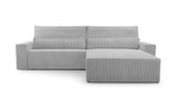 Ecksofa Brazil – Hellgrau – Brazil