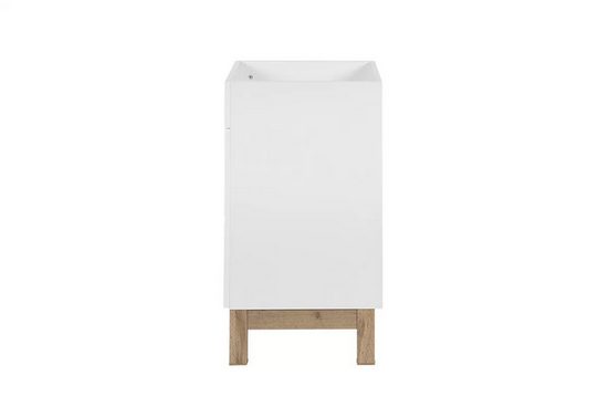 Waschbeckenschrank - Bali Grey - Prozess zur Maximierung der Funktionalität.