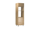 Nexa Küchenzeile KÜ-LN-001 – Modernes Design in Woodline mit maximalem Stauraum