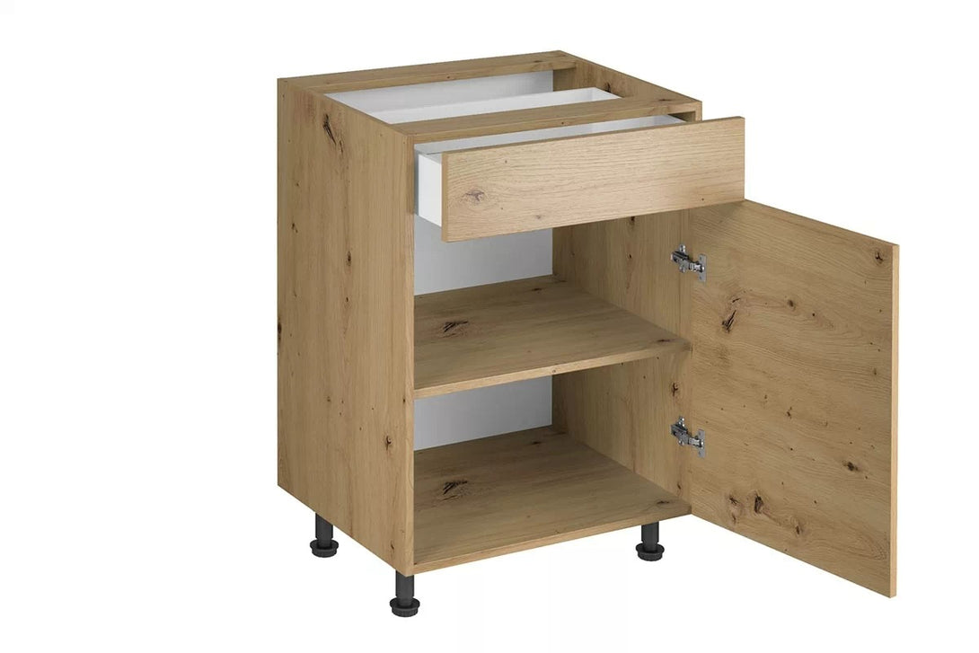 Küchenzeile - Langen - Artisan Eiche (Holzoptik) - K19-G260 cm - ROYAL24_MARKT