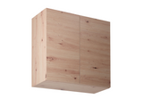 Nexa Küchenmöbel-Set – Modernes griff­loses Design mit Push-to-Open System in Woodline / Schwarz Metallic