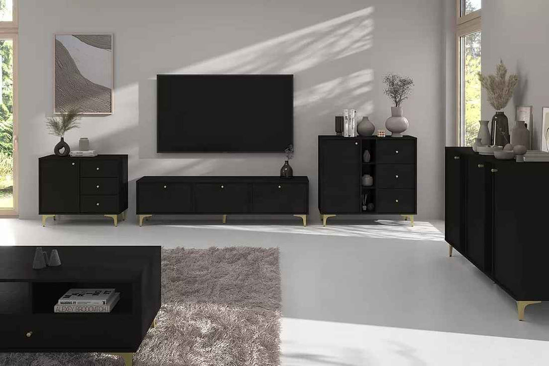 TV-Schrank - Lotina - Geräumiger für optimale Organisation Ihrer Mediengeräte.