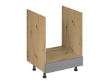 Nexa Küchenzeile KÜ-LN-006 – Beige – 300 cm – Moderne Familienküche mit Hochschrank und großzügigem Stauraum