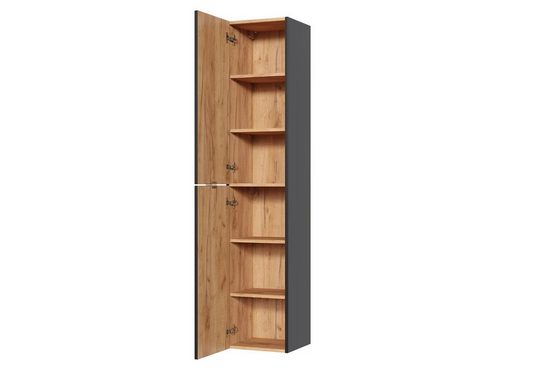 Badmöbel -Set - Capri Cosmos - Natürlicher Holzlook für ein warmes Ambiente. - Milaros Markt
