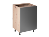 Nexa Küchenmöbel-Set KÜ03-L – Woodline & Grau – Stilvolle 460 cm Küchenlösung mit maximalem Stauraum und moderner Eleganz
