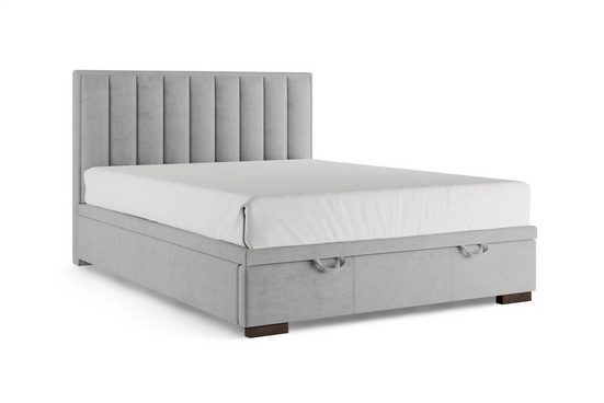 Polsterbett - Misel - Elegantes und komfortables Design mit Stauraum. - ROYAL24_MARKT