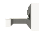 Velmora U-Form Küche KÜ-AS-013 – 310 × 289 × 210 cm – Grau Hochglanz – Moderne Einbauküche mit großzügigem Stauraum