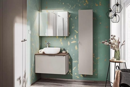 Badmöbel-Set - Santa Fe Taupe - Design, das guten Geschmack widerspiegelt. - Milaros Markt