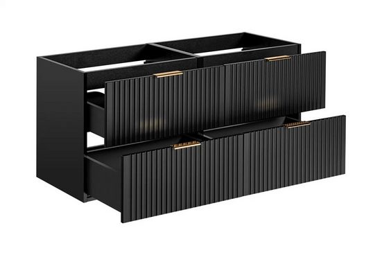 Badmöbel-Set - Adel Black - Elegantes Design verleiht einen Hauch von Luxus. - Milaros Markt