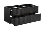 Badmöbel-Set - Adel Black - Elegantes Design verleiht einen Hauch von Luxus. - Milaros Markt