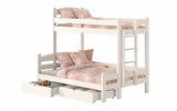 Etagenbett rechts 207 cm - Ökologisch lackiertes Kinderbett. - ROYAL24_MARKT