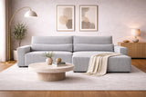 Ecksofa Brazil – Hellgrau – Brazil