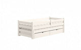 Kinderbett 184 cm  - Natürliches Kinderbett mit praktischen Features. - ROYAL24_MARKT