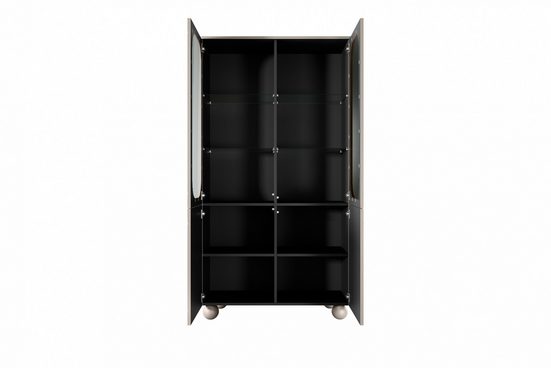 Vitrine - Eleganter Glas- SONATIA II - Schrank für Ihre Sammlerstücke.