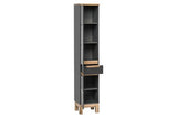 Hochschrank - Badschrank - Bali White - Ordentliche Badezimmerorganisation. - ROYAL24_MARKT