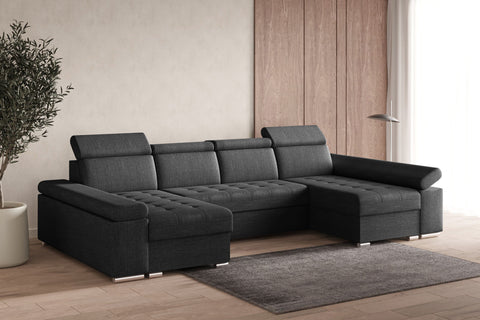 Ecksofa Toronto U – Dunkelgrau