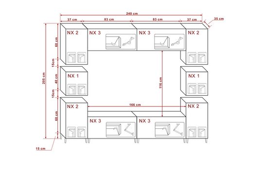Wohnwand - Höchste Standards / Eleganz und Einzigartigkeit.