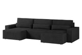 Ecksofa Brazil U – Schwarz – Brazil U Mini