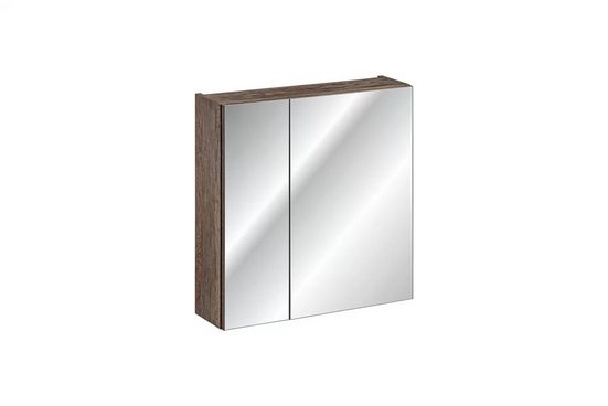 Badezimmerspiegelschrank - Santa Fe Oak - Ansprechendes Design mit praktischem Stauraum.