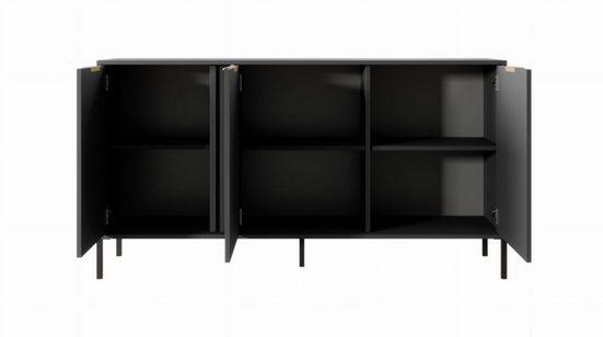 Wohnzimmer-Set - LARS - Stil und Funktionalität / WANDEINHEIT2, (Komplett-Set, 4-St) - ROYAL24_MARKT