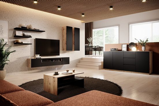 TV-Schrank - LOFTIA - Eleganter Schrank für TV und Zubehör.