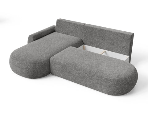 Ecksofa Diune – Grau – Ottomane links
