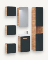 Badmöbel-Set - Passend für jeden Geschmack., (Komplett Set, 7-St., Premium - Aruba Cosmos V) - ROYAL24_MARKT
